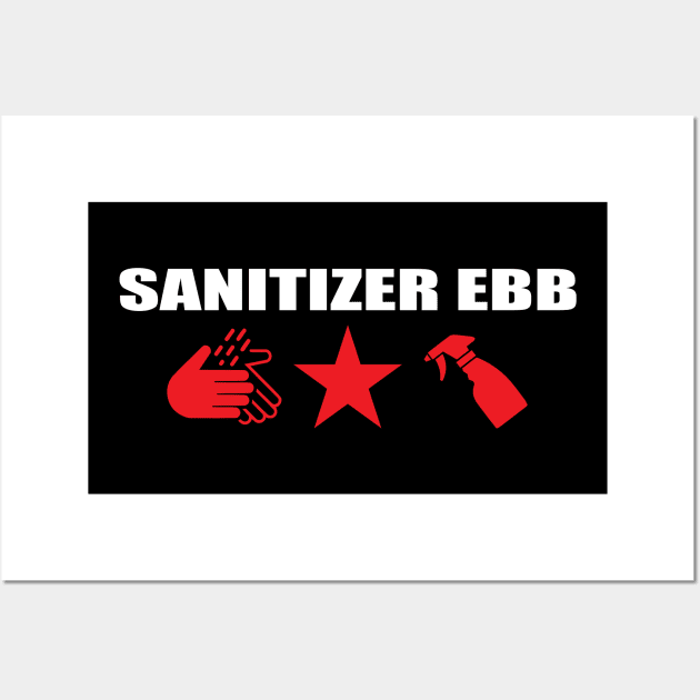 Sanitizer Ebb Wall Art by FAKE NEWZ DESIGNS